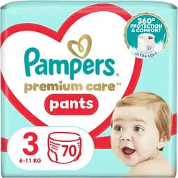 Подгузники-трусики Pampers Premium Care Pants 3 (6-11 кг) 70 шт.