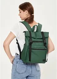 Жіночий рюкзак Sambag RollTop Zard зелений 41 х 30 х 16 см (24238007) - мініатюра 5