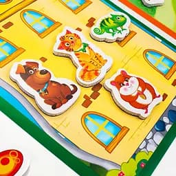 Магнітна гра з дошкою Vladi Toys Властивості. Академія розвитку. укр. мова (VT5412-03) - мініатюра 2