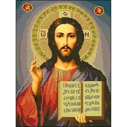 Алмазная мозаика Strateg ПРЕМИУМ Благословение без подрамника размером 30х40 см (ZAV3040-4)