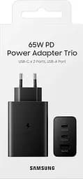 Зарядний пристрій Samsung 65 W Trio (EP-T6530NBEGEU) чорний - мініатюра 2