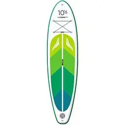Надувная SUP доска AERO Board 2.0 (320х15х80см) 10.6' Green Leaf [140353]