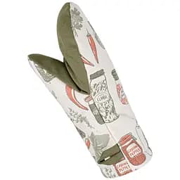 Рукавиця Home Line Спеції 16x28 см бежево-зелена (185712)