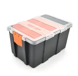 Пластиковый переносной ящик для инструментов Voltronic F156D 220x155x111 мм