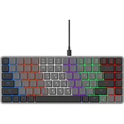 Клавіатура GamePro Red Swich Low Profile USB Dark Gray дротова (MK140R)