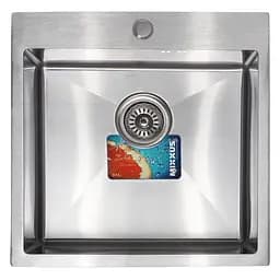 Кухонна мийка Mixxus MX5050-200x1.0-Satin MX0580, Нержавіюча сталь