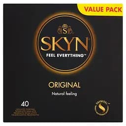 Презервативи ультратонкі Skyn Original безлатексні 40 шт. - мініатюра 3