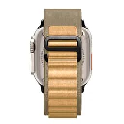 Ремінець для Apple Watch 49/46/45/44/42 (Series 1-3), бежевий, Alpine Loop Alpina Band, тканинний поліестеровий ремінець для смарт-годин, дихаючий, для активного відпочинку та спорту, ArmorStandart (ARM82565) - мініатюра 6