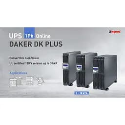 Джерело безперебійного живлення Legrand DAKER DK Plus 2000ВА/1800Вт, 6xC13, RS232, USB, EPO, R/T - мініатюра 3