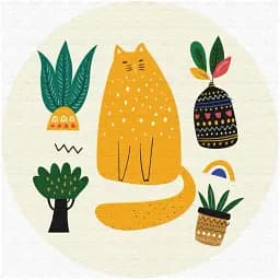 Картина по номерам Brushme Оранжевая кладка (Размер L) 40x40 см