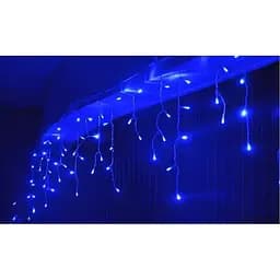 Гірлянда завіса Leds Sople 100 led довжина 3.2 метри синя + перехідник