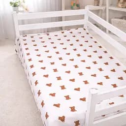 Простирадло MirSon бязь Mini Bear 180x220 см (2200012581759)