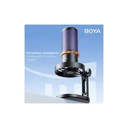 Мікрофон Boya K3-02 RGB Type-C/3,5 мм Black (BOYA K3-02) - мініатюра 8