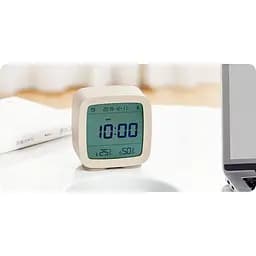 Годинник-термогігрометр Qingping Bluetooth Alarm Clock White (CGD1) [44861] - мініатюра 2