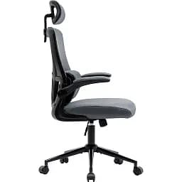 Офісне крісло GT Racer X-5728, чорно-сіре (X-5728 Black/Gray) - мініатюра 4