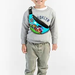 Сумка-бананка детская щенячий патруль"RAW PATROL" 32х15см,через плечо для мальчика (00281)