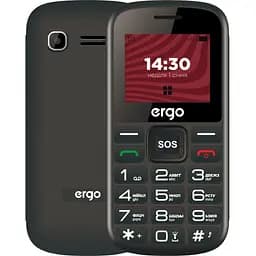 Мобільний телефон Ergo R202 Black