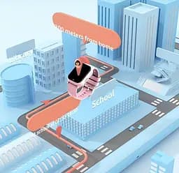 Дитячий 4G смарт годинник-телефон Lemfo M05 з GPS відстеженням, відеодзвінками, камерою та функцією прослуховування Чорний - мініатюра 12