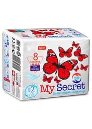 Гігієнічні прокладки My Secret Sensitive Super 4 (8шт)
