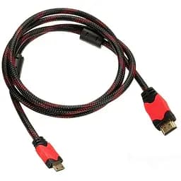 Кабель Hdmi тато тип A mini-Hdmi тато тип C 1.5 м чорний