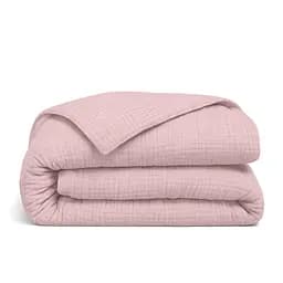 Комплект постільної білизни Cosas Rose Євро муслін рожевий (Muslin_40Rose_El-40Rose_200) - мініатюра 5