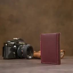 Жіноче шкіряне портмоне Grande Pelle 8х10х1.5 см acs0018764 - мініатюра 8