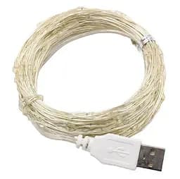 Світлодіодна гірлянда Sun Lamp Garland Dew Drop usb 200 нитка довжина 20 м з USB - мініатюра 2