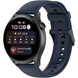 Ремінець силіконовий для смарт-годин BeWatch HW Huawei Watch 22 мм Синій (102HW04)