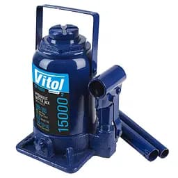 Домкрат гідравлічний телескопічний Vitol 15т 185-350 мм 6 кг (DB-15002H) - мініатюра 2