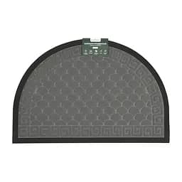 Килимок придверний Eco Fabric Луска півколо з кромкою сірий 40 х 60 см (4060-118)
