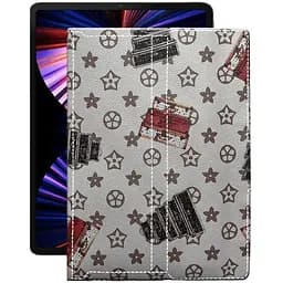 Чохол StatusCASE з екошкіри для планшету Apple iPad pro 11 2020, 2021, 2022 Луі-Вітон-білий