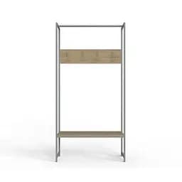 Вішалка модульна підлогова Ferrum-decor Треліс 12 180x90x38 сірий ДСП Дуб Сонома 16мм (FRD-104322)