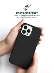 Силиконовый чехол с MagSafe для Apple iPhone 15 Pro Max, ICON2 MagCase, черный, противоударный, панель с мягкой подкладкой, защита всего корпуса, поддержка беспроводной зарядки, совместим с защитными стеклами и пленками, ArmorStandart (ARM72748) - мініатюра 8