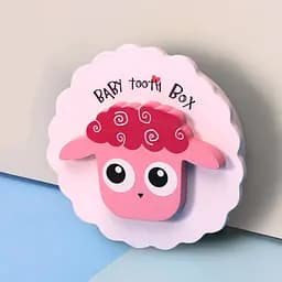 Сувенірна коробка для збереження молочних зубів Tooth Box Баранець Рожевий 50261