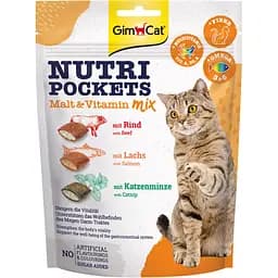 Лакомство для кошек GimCat Nutri Pockets Malt-Vitamin Mix, 150 г