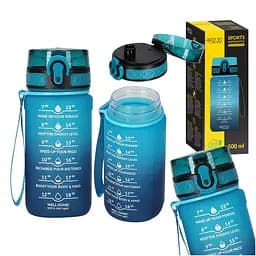 Пляшка для води 4FIZJO спортивна 500 мл 4FJ0629 Sky Blue/Blue (P-5905973400732) - мініатюра 11