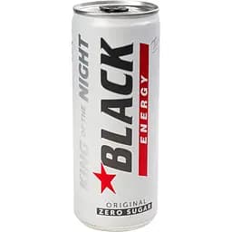 Енергетичний напій Black Energy Original Zero Sugar газований 0.25 л (954720) - мініатюра 2