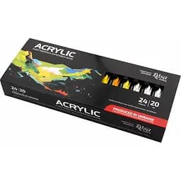 Набір акрилових фарб 24х20 мл блістер Rosa Gallery