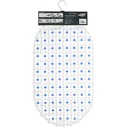 Килимок для ванної Eco Fabric Крапка 63х34 см блакитний (6334-004) - мініатюра 4
