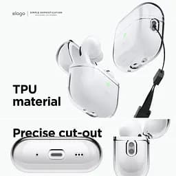 Чохол Elago Liquid Hybrid Hang Case White для AirPods Pro 2nd Gen білий (EAPP2RH-HANG-WH) - мініатюра 5