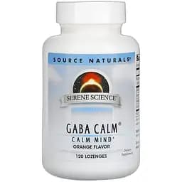 Амінокислота Source Naturals Serene Science GABA Calm 120 льодяників Апельсин
