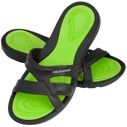 Шльопанці Aqua Speed ​​Panama 39 Black/Green (1000-513-38-39)