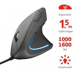 Вертикальна миша Trust Verto Ergonomic (22885) - мініатюра 6