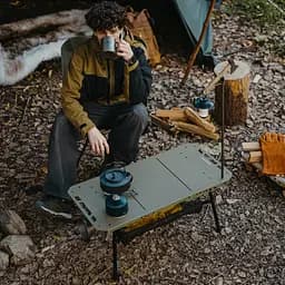 Складний стіл Naturehike CNK2450JJ025, 80х40 см, алюміній, оливковий - мініатюра 8