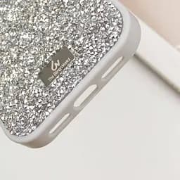 Чохол TPU Bling World Rock Diamond для Apple iPhone 14 Pro 6.1 Срібний - мініатюра 6