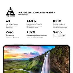 Захисне скло на Samsung Galaxy A57 5G з олеофобним покриттям, Pro, повне проклеювання, антистатичний і пиловідштовхуючий шар, 9H, самоклеючеся, 2.5D, на весь екран, антистатичний клей, ArmorStandart (ARM89662) - мініатюра 5