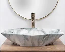 Умивальник Rea Vegas 37x57 granit shiny (REA-U5602) - мініатюра 2