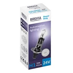 Галогеновая лампа Brevia H1 24V 70W P14.5s Power Duty CP(24010PDC)