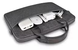 Сумка для ноутбука Wiwu Minimalist Laptop Bag 14" Gray [6936686405799] [61893] - мініатюра 4