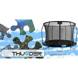 Батут із внутрішньою сіткою THUNDER Inside Elite 6FT 185 см Black/Blue - мініатюра 3